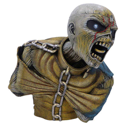 Nemesis Now Iron Maiden: Piece of Mind Eddie Büste & Box (Klein) – 12 cm - Actionfigurenwelt - Actionfigur Sammlerstück