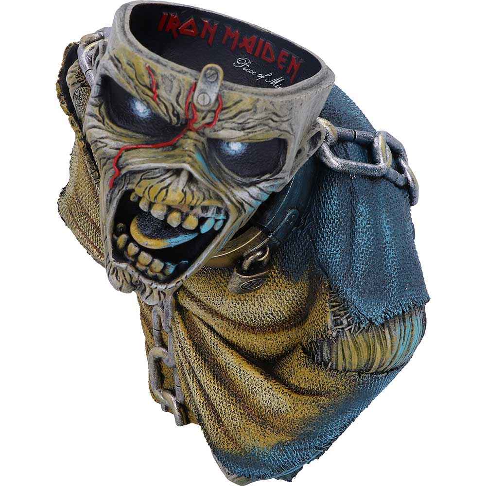 Nemesis Now Iron Maiden: Piece of Mind Eddie Büste & Box (Klein) – 12 cm - Actionfigurenwelt - Actionfigur Sammlerstück