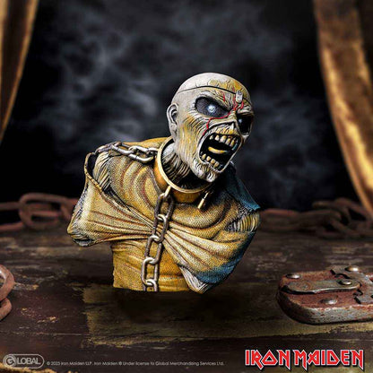 Nemesis Now Iron Maiden: Piece of Mind Eddie Büste & Box (Klein) – 12 cm - Actionfigurenwelt - Actionfigur Sammlerstück