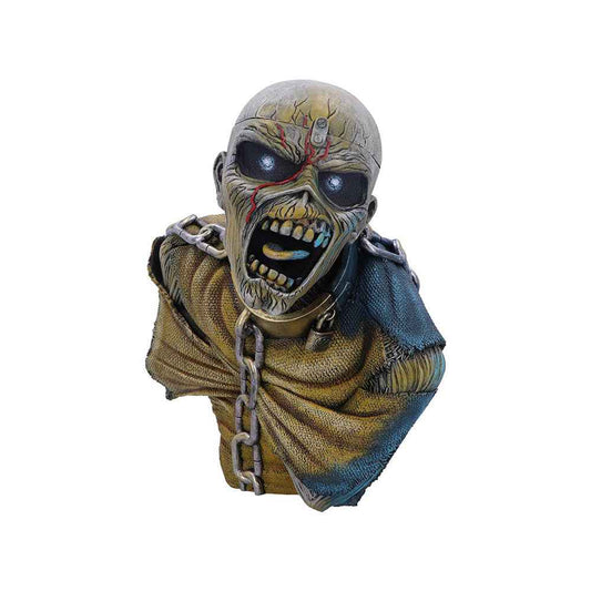Nemesis Now Iron Maiden: Piece of Mind Eddie Büste & Box (Klein) – 12 cm - Actionfigurenwelt - Actionfigur Sammlerstück