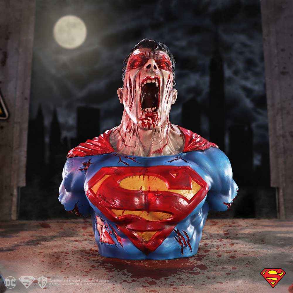 Nemesis Now DC Comics: DCeased Superman Zombie – Große Sammlerbüste (30 cm) - Actionfigurenwelt - Actionfigur Sammlerstück