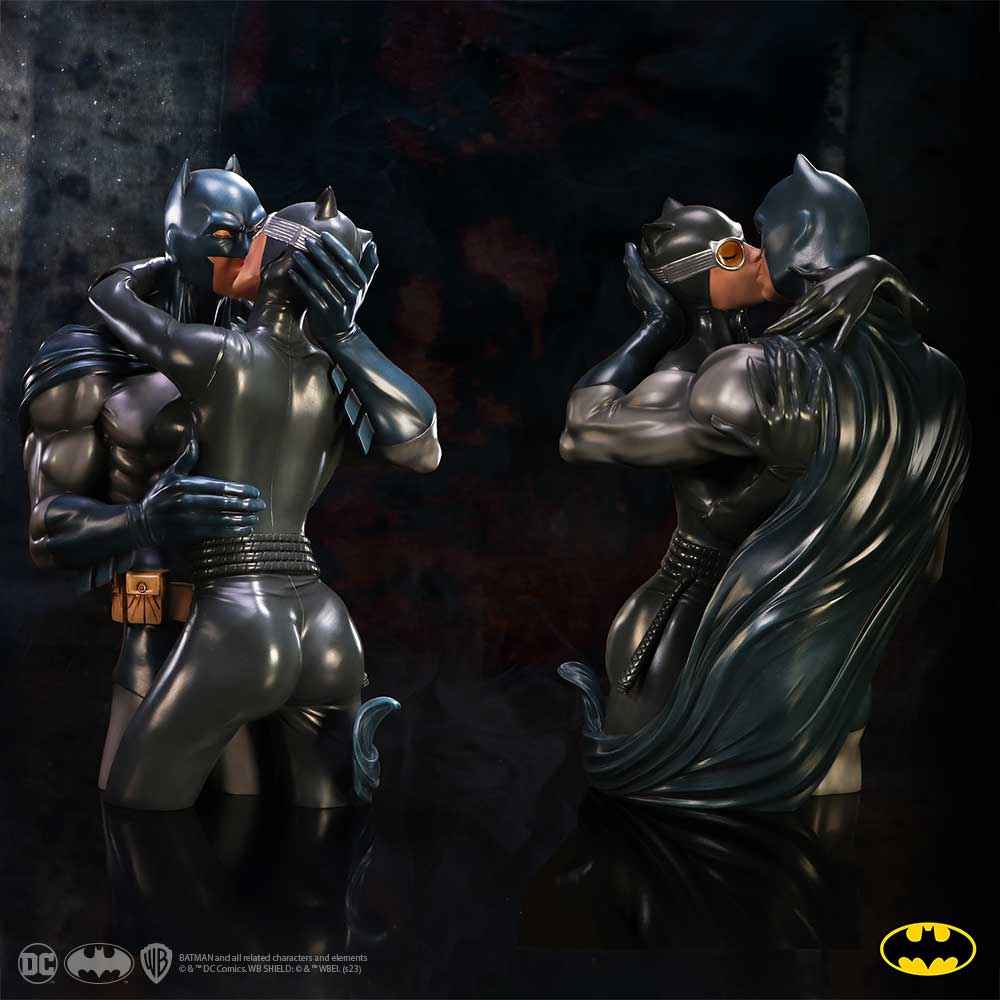 Nemesis Now DC Comics: Batman & Catwoman Sammlerbüste (30 cm) – Der Kuss - Actionfigurenwelt - Actionfigur Sammlerstück