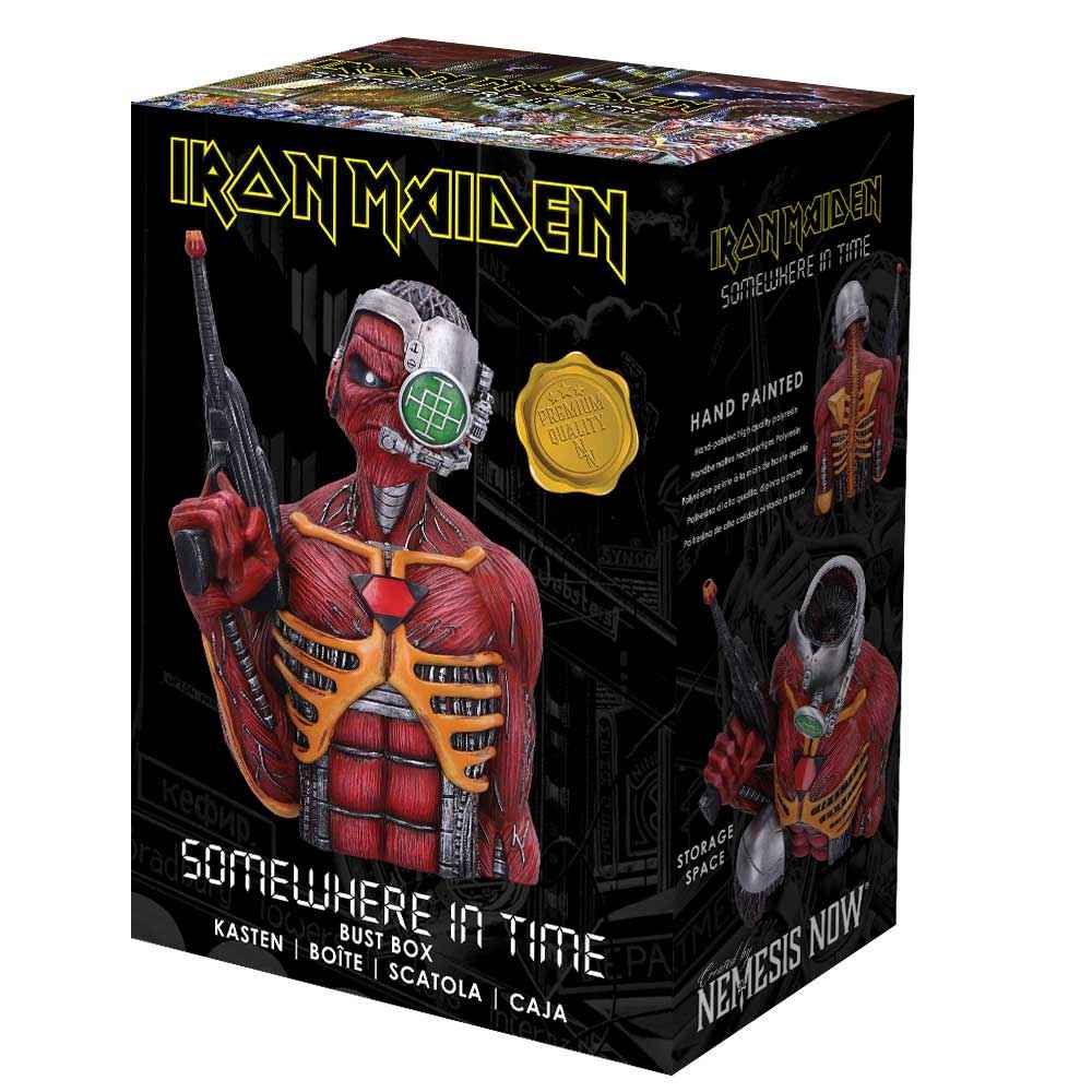 Nemesis Now Iron Maiden: Somewhere In Time Eddie Büste (29,8 cm) – Sammlerfigur - Actionfigurenwelt - Actionfigur Sammlerstück