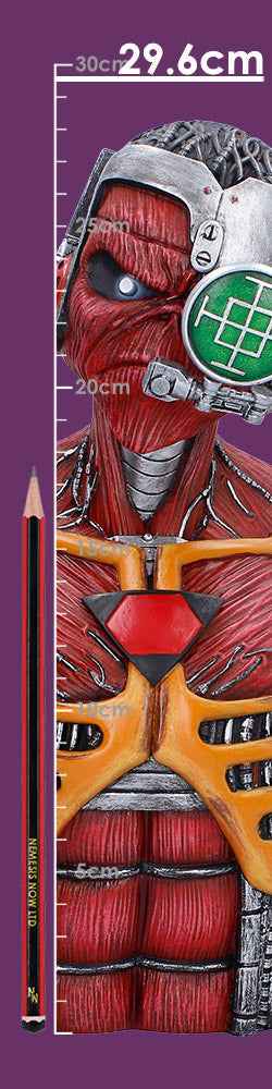 Nemesis Now Iron Maiden: Somewhere In Time Eddie Büste (29,8 cm) – Sammlerfigur - Actionfigurenwelt - Actionfigur Sammlerstück