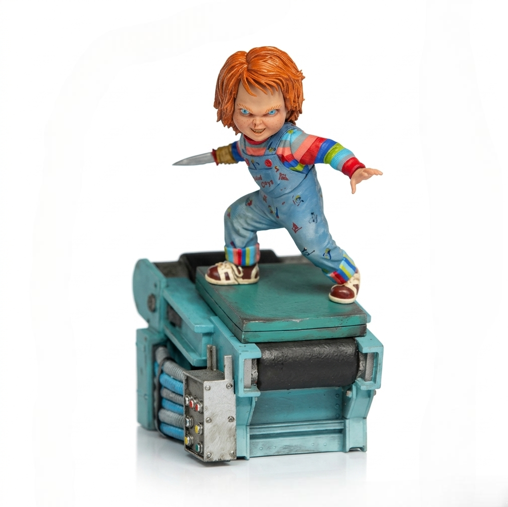 Iron Studios Art Scale 1/10: Child's Play 2 – Chucky Statue (15 cm)