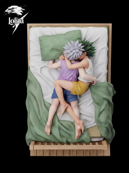 Lolita Studio HUNTER×HUNTER: Killua Zoldyck & Gon Freecss Bett-Szene – Premium Sammlerstatue (1/6 Skala)