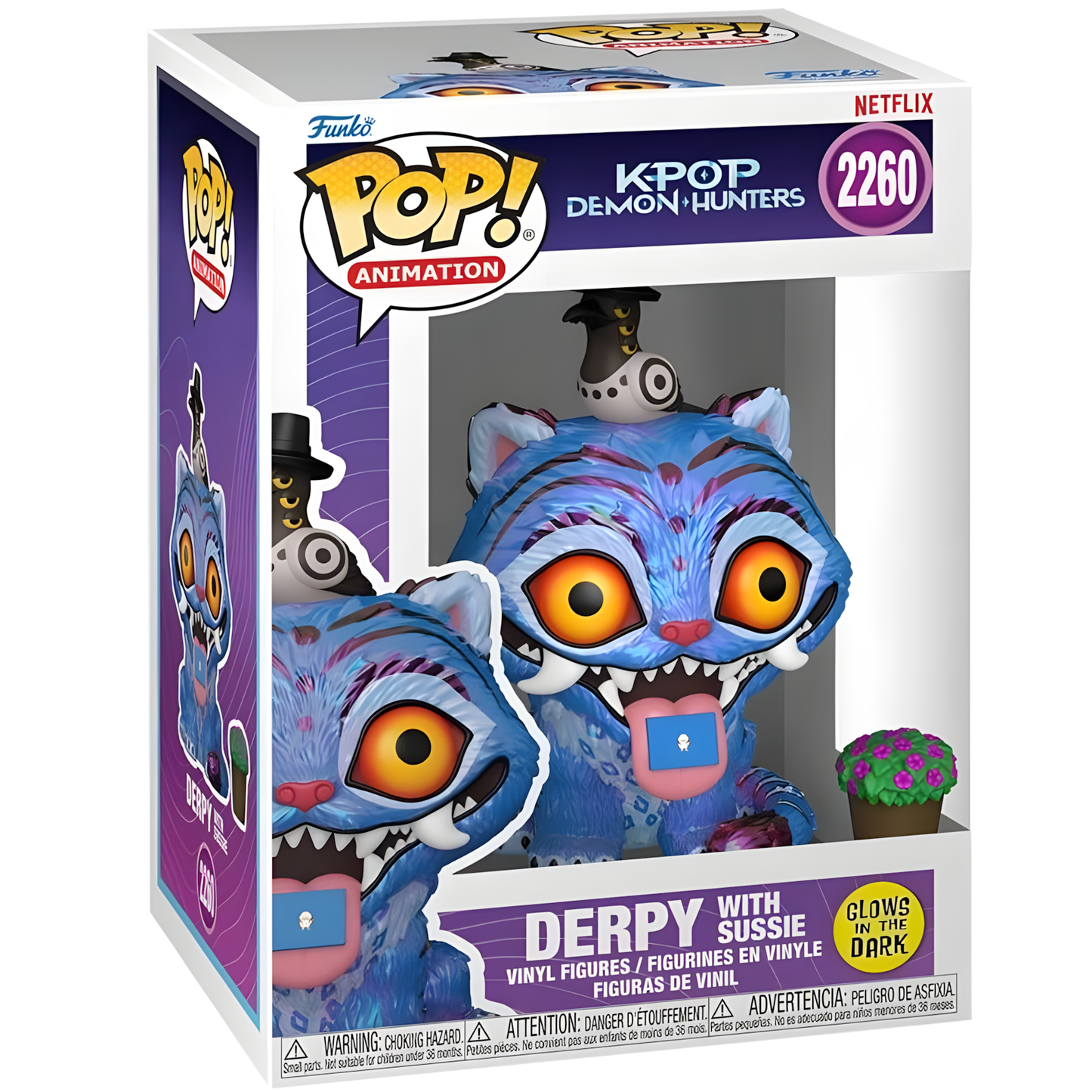 Funko POP! Animation: K-Pop: Demon Hunters – Derpy with Sussie (Glow-in-the-Dark) Vinylfigur (#2260)