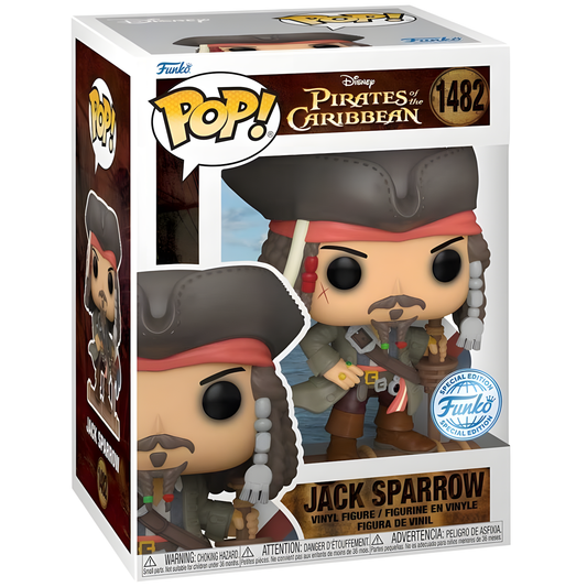 Funko POP! Movies: Fluch der Karibik – Captain Jack Sparrow (Sinkendes Boot) Vinylfigur (#1482) – Special Edition