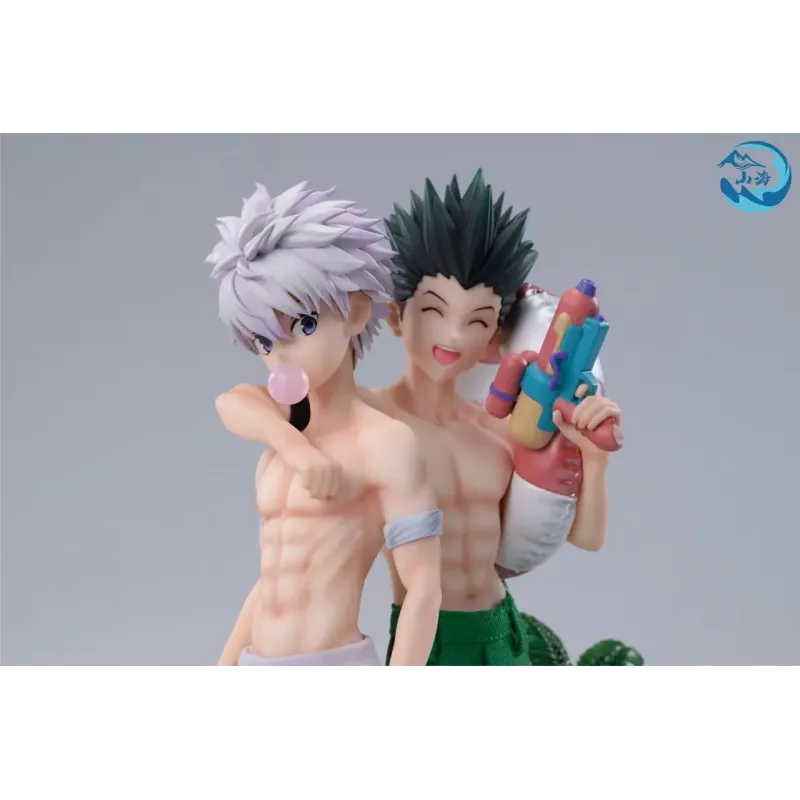 Shan Hai Studio HUNTER×HUNTER: Killua Zoldyck & Gon Freecss Beach Series – Premium Sammlerstatue (1/6 Skala)