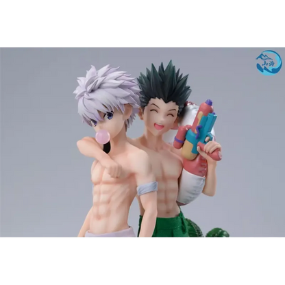 Shan Hai Studio HUNTER×HUNTER: Killua Zoldyck & Gon Freecss Beach Series – Premium Sammlerstatue (1/6 Skala)