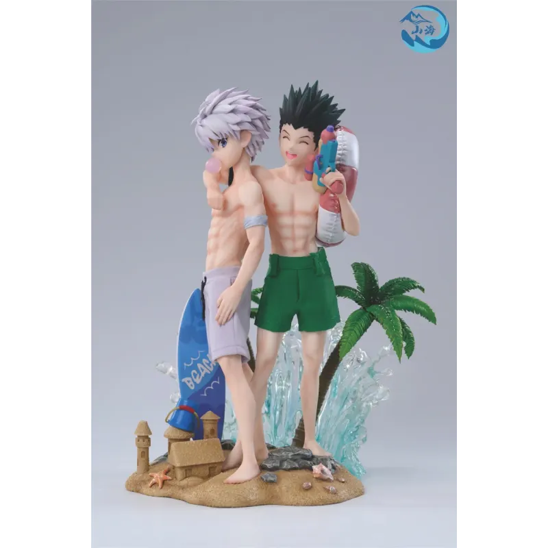 Shan Hai Studio HUNTER×HUNTER: Killua Zoldyck & Gon Freecss Beach Series – Premium Sammlerstatue (1/6 Skala)