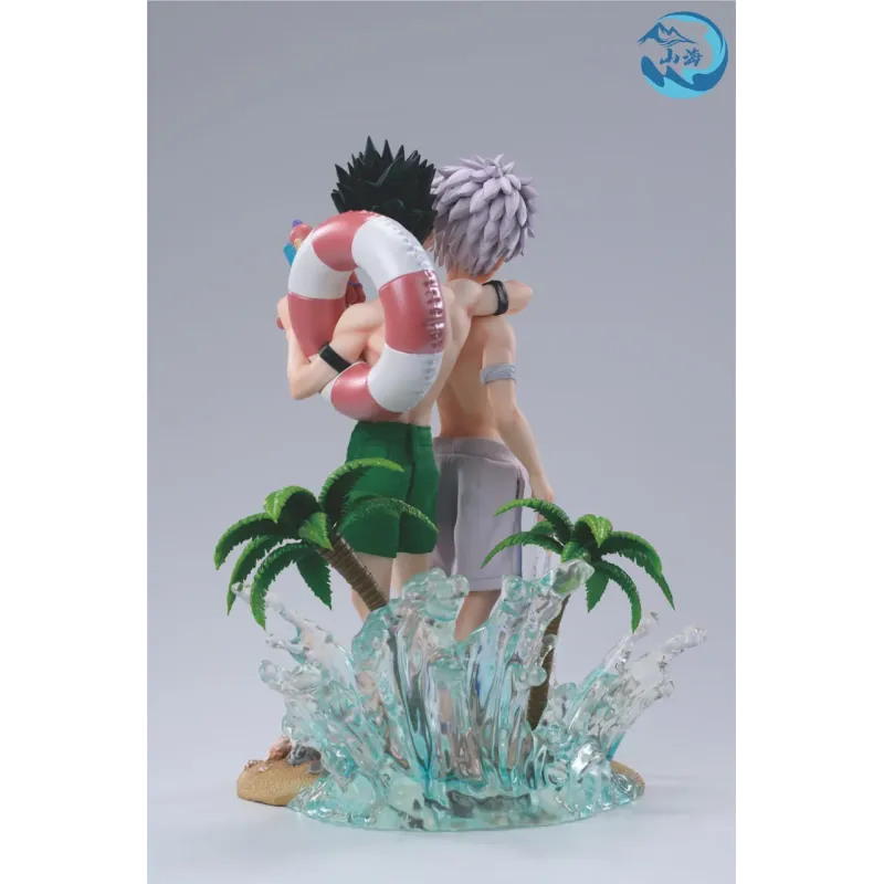 Shan Hai Studio HUNTER×HUNTER: Killua Zoldyck & Gon Freecss Beach Series – Premium Sammlerstatue (1/6 Skala)