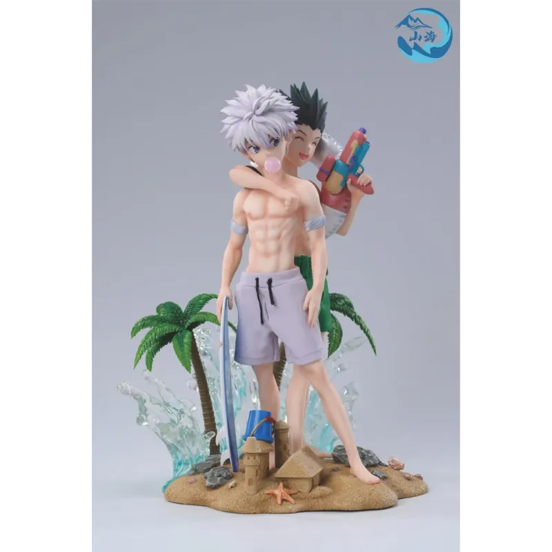 Shan Hai Studio HUNTER×HUNTER: Killua Zoldyck & Gon Freecss Beach Series – Premium Sammlerstatue (1/6 Skala)