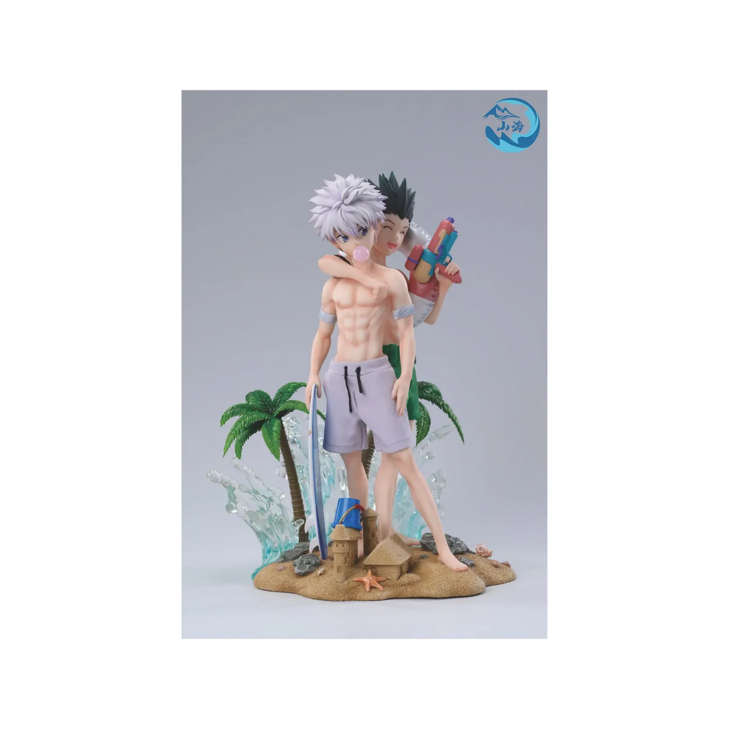 Shan Hai Studio HUNTER×HUNTER: Killua Zoldyck & Gon Freecss Beach Series – Premium Sammlerstatue (1/6 Skala)