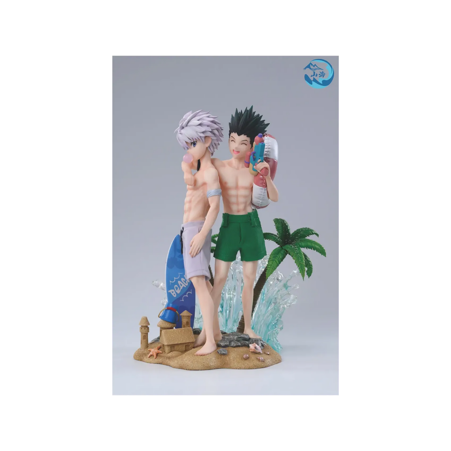 Shan Hai Studio HUNTER×HUNTER: Killua Zoldyck & Gon Freecss Beach Series – Premium Sammlerstatue (1/6 Skala)