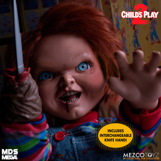 Child's Play 2: Talking Menacing Chucky sprechende Puppe 15" 38cm MEZCO TOYZ