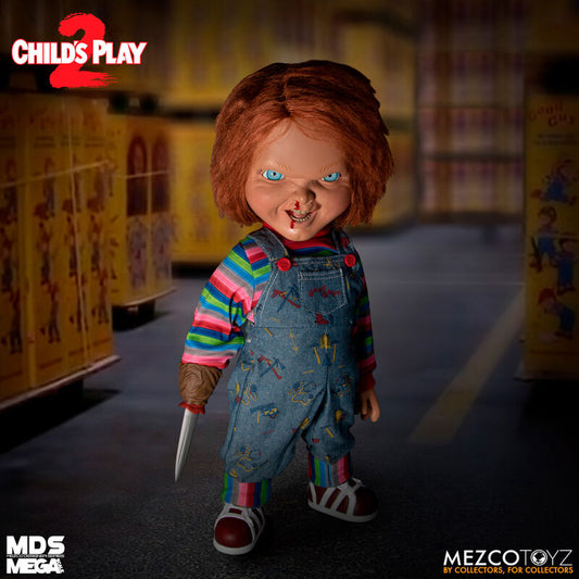 Child's Play 2: Talking Menacing Chucky sprechende Puppe 15" 38cm MEZCO TOYZ