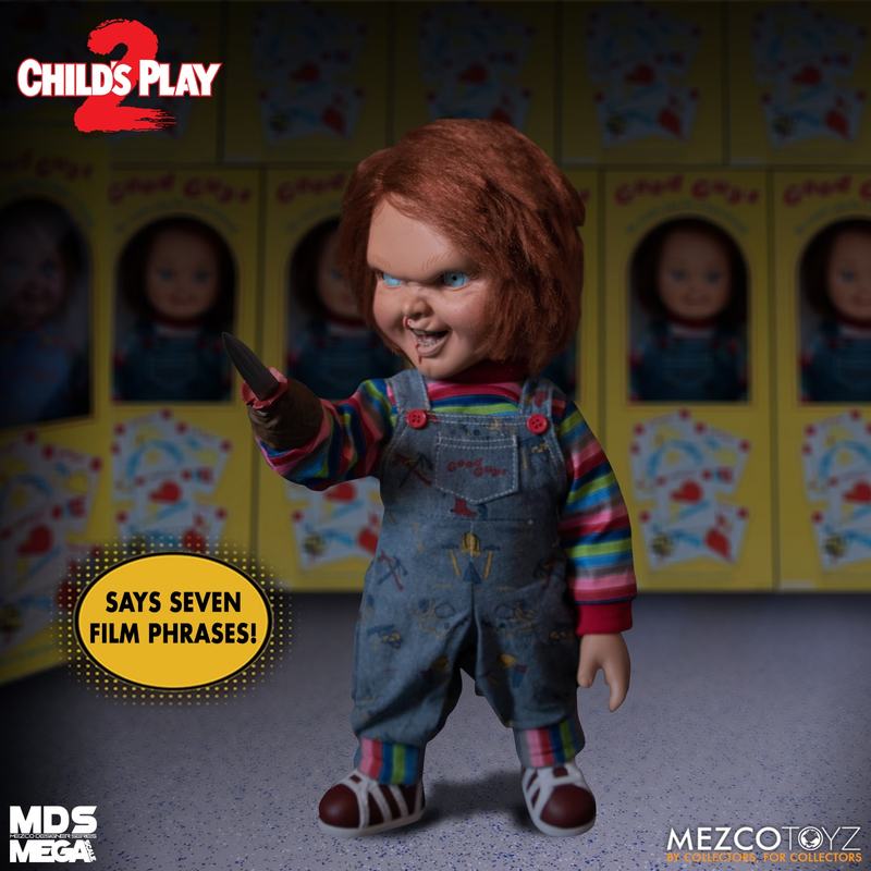 Child's Play 2: Talking Menacing Chucky sprechende Puppe 15" 38cm MEZCO TOYZ