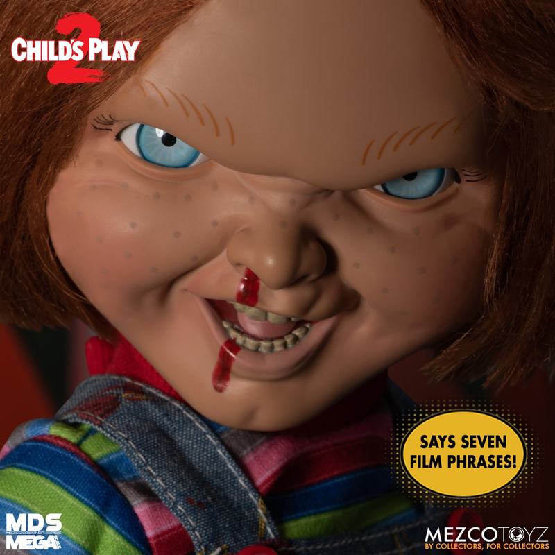 Child's Play 2: Talking Menacing Chucky sprechende Puppe 15" 38cm MEZCO TOYZ