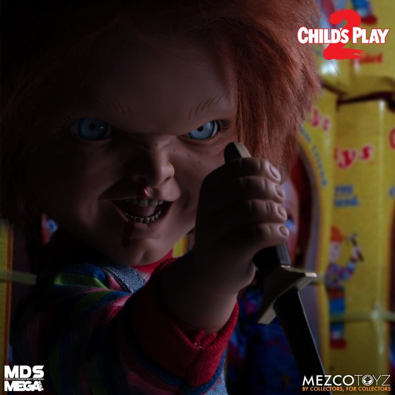 Child's Play 2: Talking Menacing Chucky sprechende Puppe 15" 38cm MEZCO TOYZ