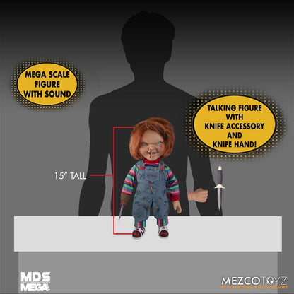 Child's Play 2: Talking Menacing Chucky sprechende Puppe 15" 38cm MEZCO TOYZ